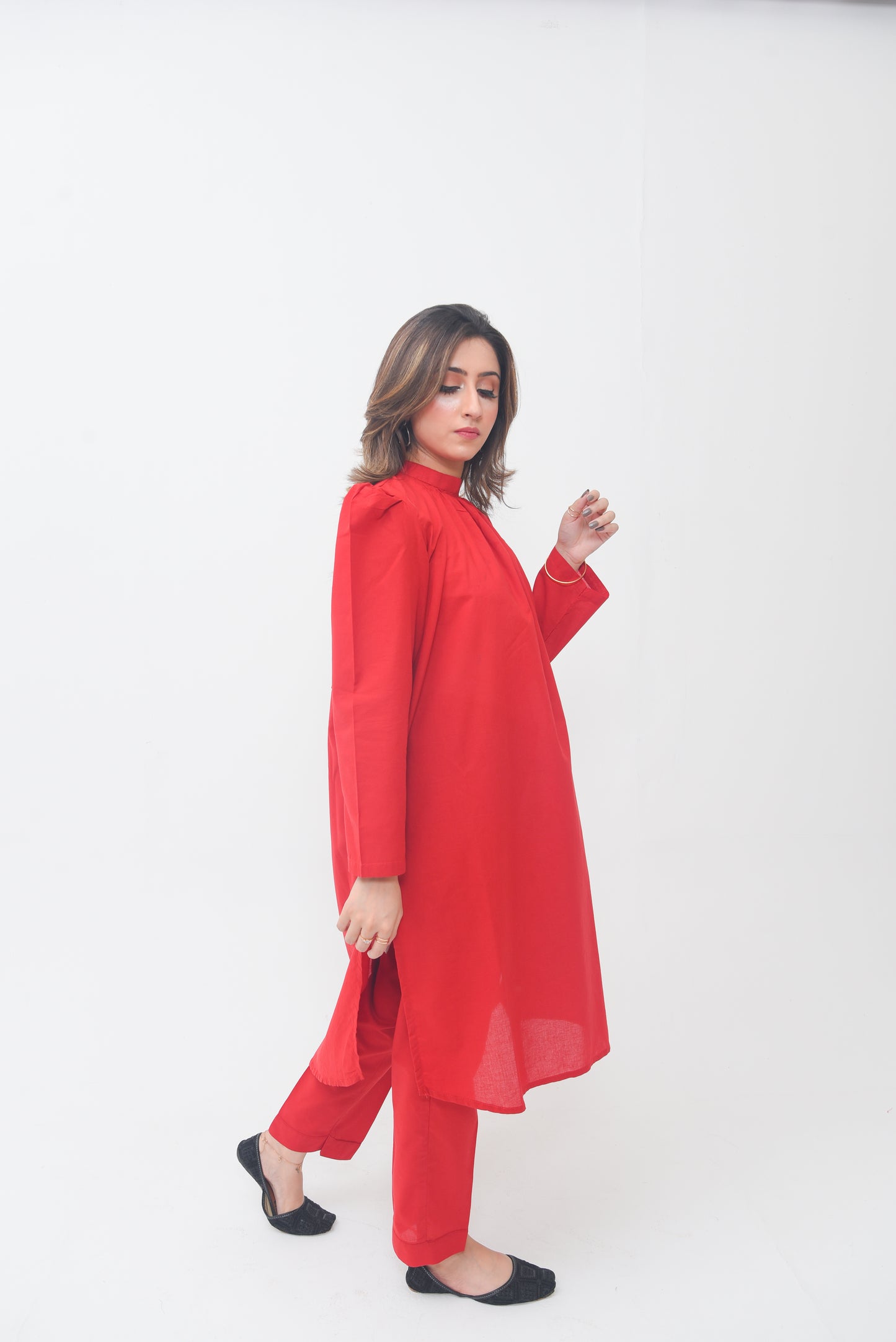 Red Tunic Suit